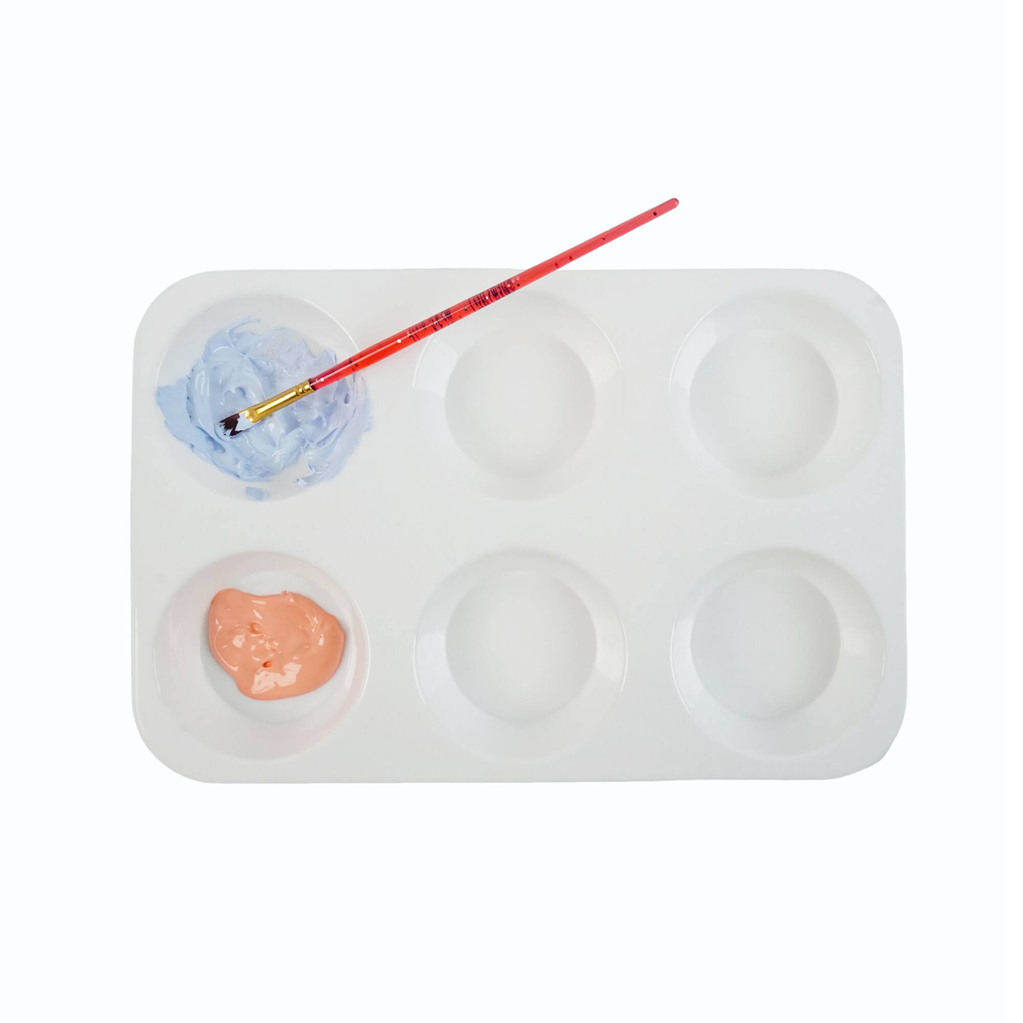 12 Pack: Deep 6-Well Plastic Palette by Artist's Loft®